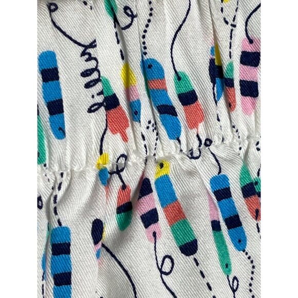 Lilly Pulitzer XS Skirt Oh Buoy Print Mini Flare White Multicolor Pull‑On Preppy - Picture 8 of 10